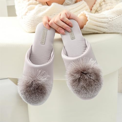 Bathroom Slippers, Women's Warm Winter Slippers - Cozy Indoor House Shoes for Home for Living Room/Pool/Beach/SPA/Public Showers2