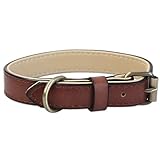 Los collares más suaves: utilizamos cuero de grano completo, que es el cuero más grueso y fuerte disponible, simplemente limpia cualquier barro del cuello de cuero con un paño húmedo.