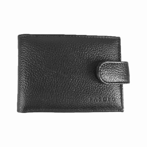 Carteira em Couro Masculina, Fasolo, Preto