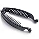 1 x schwarze Bananen-Haarspangen für Damen, gedrehte Haarspangen, Haarnadeln, Haar-Accessoire