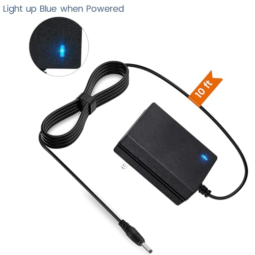 image for YEAOI 10 ft Power Cord for Yamaha Keyboard PSR, YPG, YPT, DGX, DD Digi