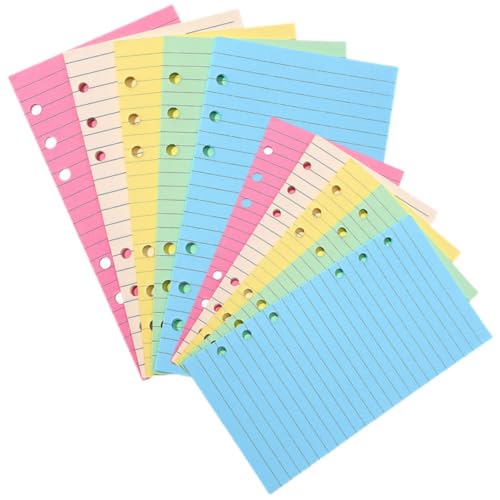 WEKAMOS 活頁ノート用 リフィル紙 横線 横線 各冊 罫線入り耐久紙 学習 仕事 記録用