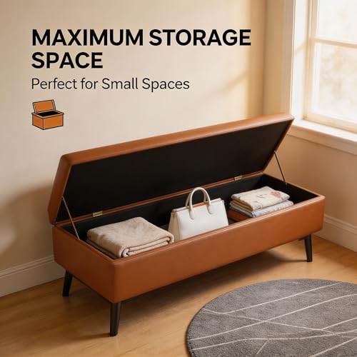Banc de rangement rectangulaire et placard à chaussures de luxe G - 5