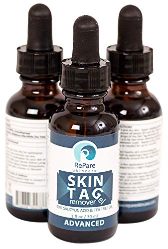 Skin Tag Remover Gel (1oz) - 40% Salicylic Acid, Tea Tree Oil