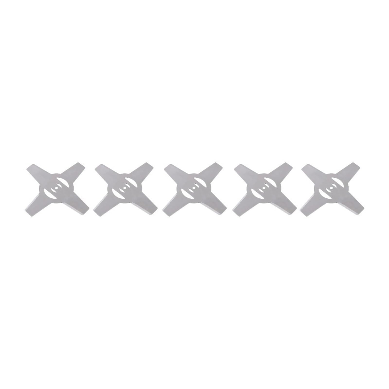 Cuchilla De Cortacésped 150 Mm Cortadora De Hilo De Metal Universal Cuchillas De Cabezal De Desbrozadora 3/4T for Cortacésped Eléctrico Piezas De Cortacésped Herramientas De Jardinería(5pcs)