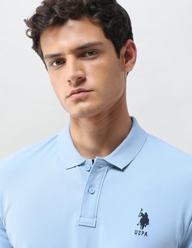 Image of U.s.Polo Association Men's Solid Slim fit Polo Shirt