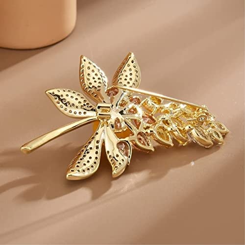 Broche épis de blé KYUSAR pour femmes, accessoire de mode élégant