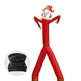 Universeller aufblasbarer Tänzer: Es ist ganz einfach, Ihren aufblasbaren Werbeanzeigen weitere Stile hinzuzufügen. Die Größe passt zu allen Gebläsen mit einem Durchmesser von 18 Zoll. *** EMPFOHLENE Gebläseleistung 0,8 ~ 1,3 PS. Produkte umfassen geräuscharme Gebläse (110V-220V).