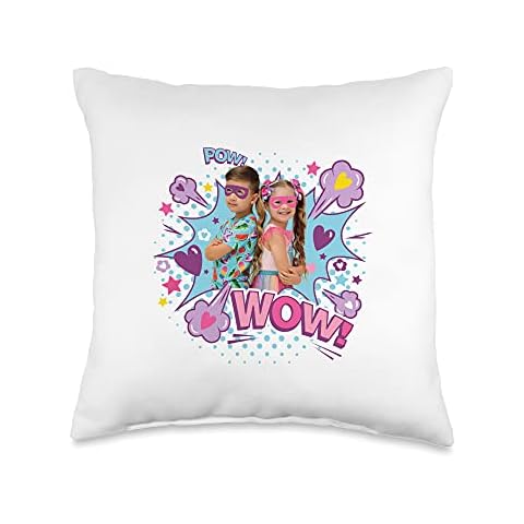 Love Diana and Roma Super Hero Throw Pillow Cover