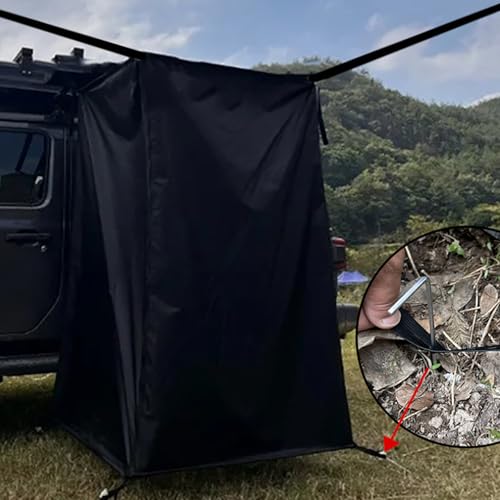 Tente de douche portable extérieure et abri d'intimité imperméable