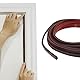Türdichtung Dichtungsband Selbstklebend,Dichtung Türrahmen Flexibel,Gummidichtung Dichtungsband Wasserdicht,Fensterdichtung Türdichtungen,Dichtungsstreifen Dichtungsgummi Tür Fenster (Braun, 6m)