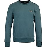 Logo-Patch an Brust & Ärmel Ragwear Indie Sweater Herren (XL, Dark Green)