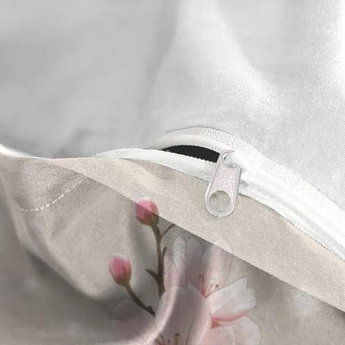 Parure de couette imprimée 3D entretien facile en microfibre légère - 8