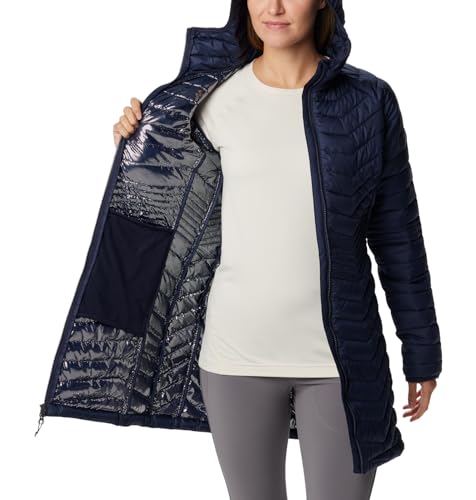 Image of Columbia Women Solid Powder Lite Mid Jacket Hoodie