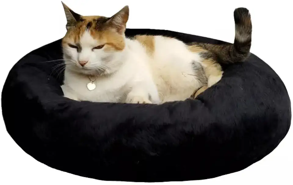 Cama Pet Para Gatos e Cachorros Redonda Macia 50x50 Pelúcia Velboa