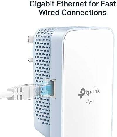 TP-Link AV1000 Gigabit Powerline ac Wi-Fi Kit, Broadband/WiFi Extender, WiFi Booster/Hotspot, Refurbished
