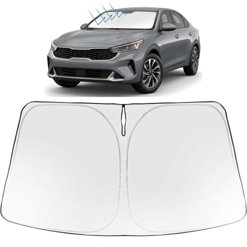Image of Proadsy Windshield Sun Shade for Kia K4 2025-2026 Foldable Front Sunshade Protector Sun Visor Blocks UV Rays Keep Car Cooler Accessories