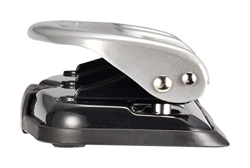 Bostitch Office Three-Hole Punch, Silver/Black (2101), 12 Sheet Black #TOP7