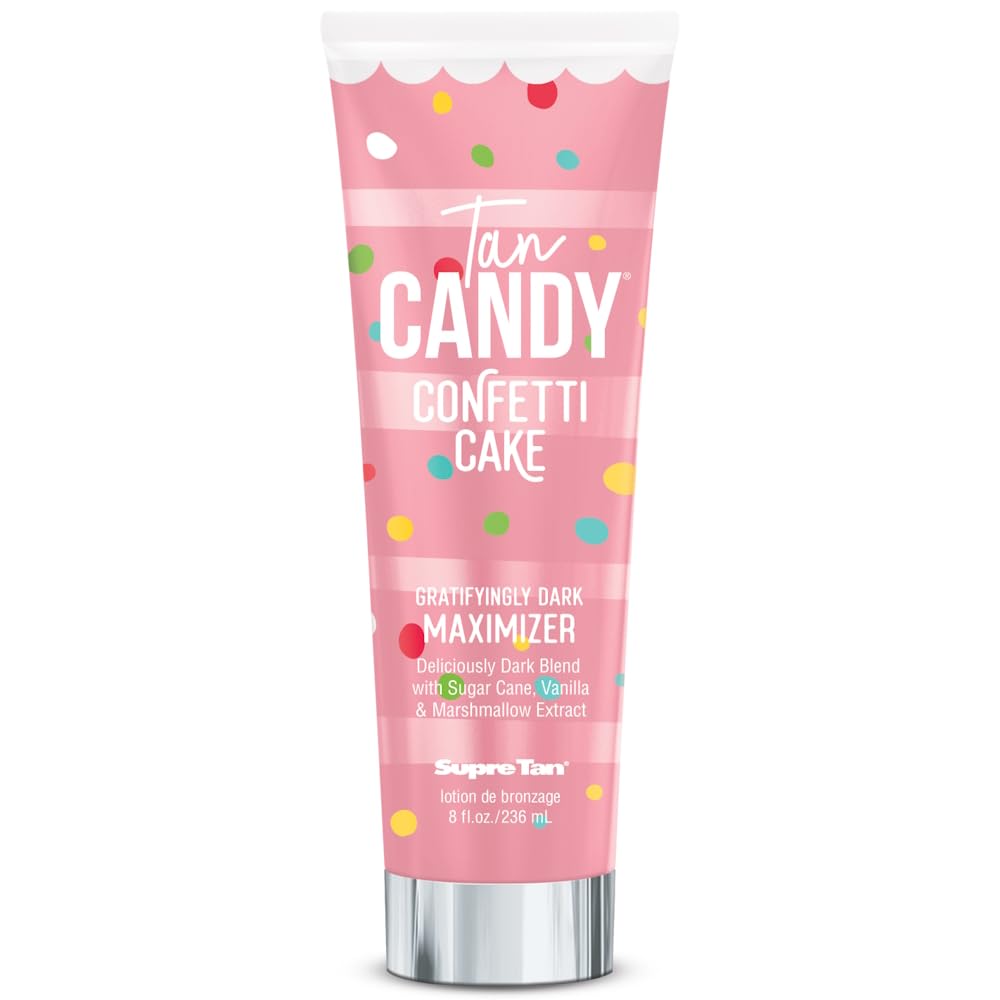 Tan Candy Confetti Cake Dark Tanning Maximizer 8oz