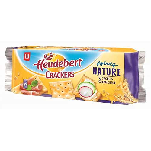 LU HEUDEBERT - Crackers De Table Nature 250G - Lot De 4 - Offre Special