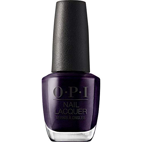 OPI Nail Lacquer OPI Ink. | Opaque Dark Purple Shimmer Chip Resistant Nail Polish | Vegan, Fast Drying, Streak Free