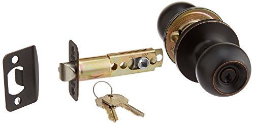 6 Pieces of Nuset Fremont(10B) Door Entry Knob Locks, Keyed Alike, Oil Rubbed Bronze