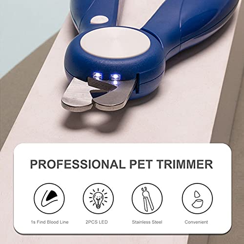 Sunbaca Cortador de unhas para animais de estimação com luz LED Aparador profissional para animais d