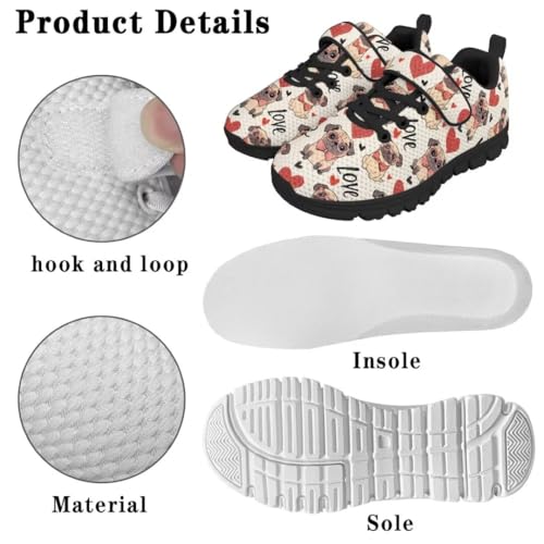 Unisex-Child Sneakers Anti-Skid Sports Shoes Kids One Strap Hook and Loop Sneakers for Camping Jogging4