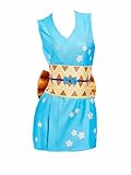 haikyuu Nami Kimono Japanese Anime Cosplay Costume Blue Dress Set (blue, large)