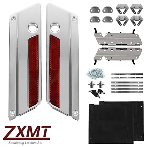 Kit de cierres para alforjas para Harley Touring 93-13 miniatura 6