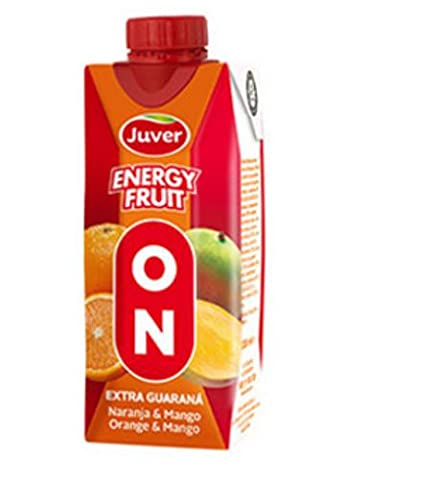 ZUMO DE GUARANA, NARANJA Y MANGO JUVER ON BRICK 330 ML (18 UNIDADES)