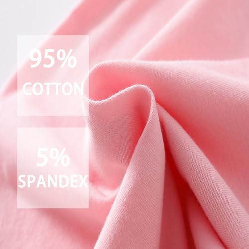 Anktry 2-8 Years Little Girls Solid Colors Soft Undershirt Sleeveless Shirts 4 Pack Kids Comfort Breathable Tank Tops3