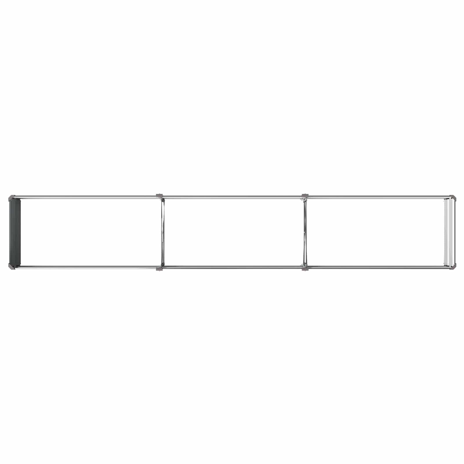 Jardinière surélevée en acier anthracite 240 x 40 x 24 cm pour légumes, herbes, fleurs, lit de jardin résistant aux intempéries, design sans sol, polyvalent, montage facile, idéal pour