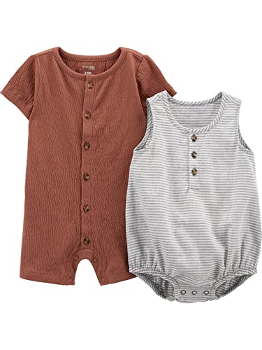 Simple Joys by Carter's Baby-Jungen Strampler mit Knöpfen 2er Pack,...
