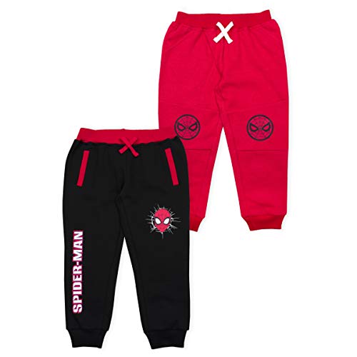 Marvel Clothes 2-Pack Black Panther or Spiderman Boys Joggers Pants