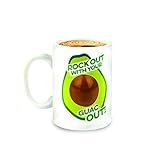 BigMouth Inc Rockin' Out Avocado Coffee Mug