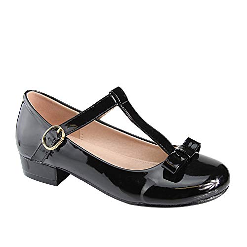 Blue Lemon Girl's Mary Jane Sandal with Little Bow