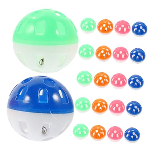 Yardwe 36pcs Cat Toy with Bells Lightweight for Indoor Kittens Fun Exercise and Relief for Home and Pet Shops Keeps Cats Active and Engaged