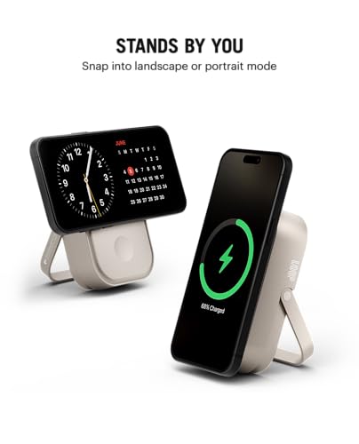 Image of DailyObjects Loop Qi2 Certified Mag-Safe Compatible Aluminium Wireless Power Bank|20000 Mah|Fast Charging| Compatible with Samsung /OnePlus /iPhone 12 /13 /14 /15 /16 /Pro Max | Sleek & Light - Titanium