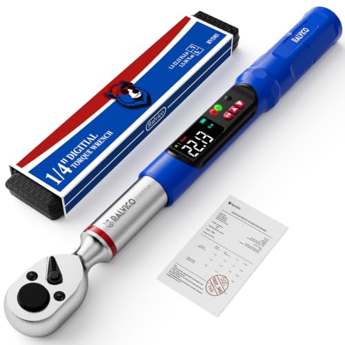 RALVICO 1/4 Digital Torque Wrench 2% Accuracy Bicycle Repair Home DIY