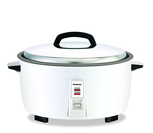 Panasonic SR-GA321FH 17 Cup Commercial Automatic Rice Cooker with Non-Stick Pan, White