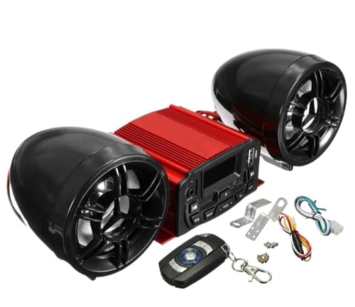 Parlante para Manillar de Moto Audio 12V con Control