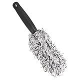 HOODANCOS 超細長柄ヤブラシ 車用ホイール洗浄ツール エルゴノミックグリップ設計 多機能クリーニングブラシ 車内外のディテール洗車に