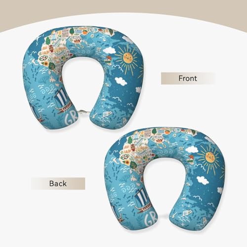 Almohada de poliéster tamaño único para cuello y hombros miniatura 3