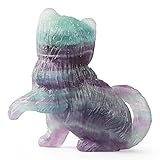 Zoom IMG-1 artistone arcobaleno fluorite cristallo gatto