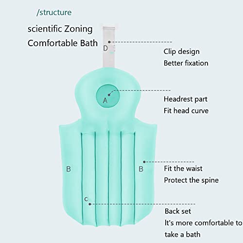 Matelas de bain ergonomique avec coussin de spa pour le corps