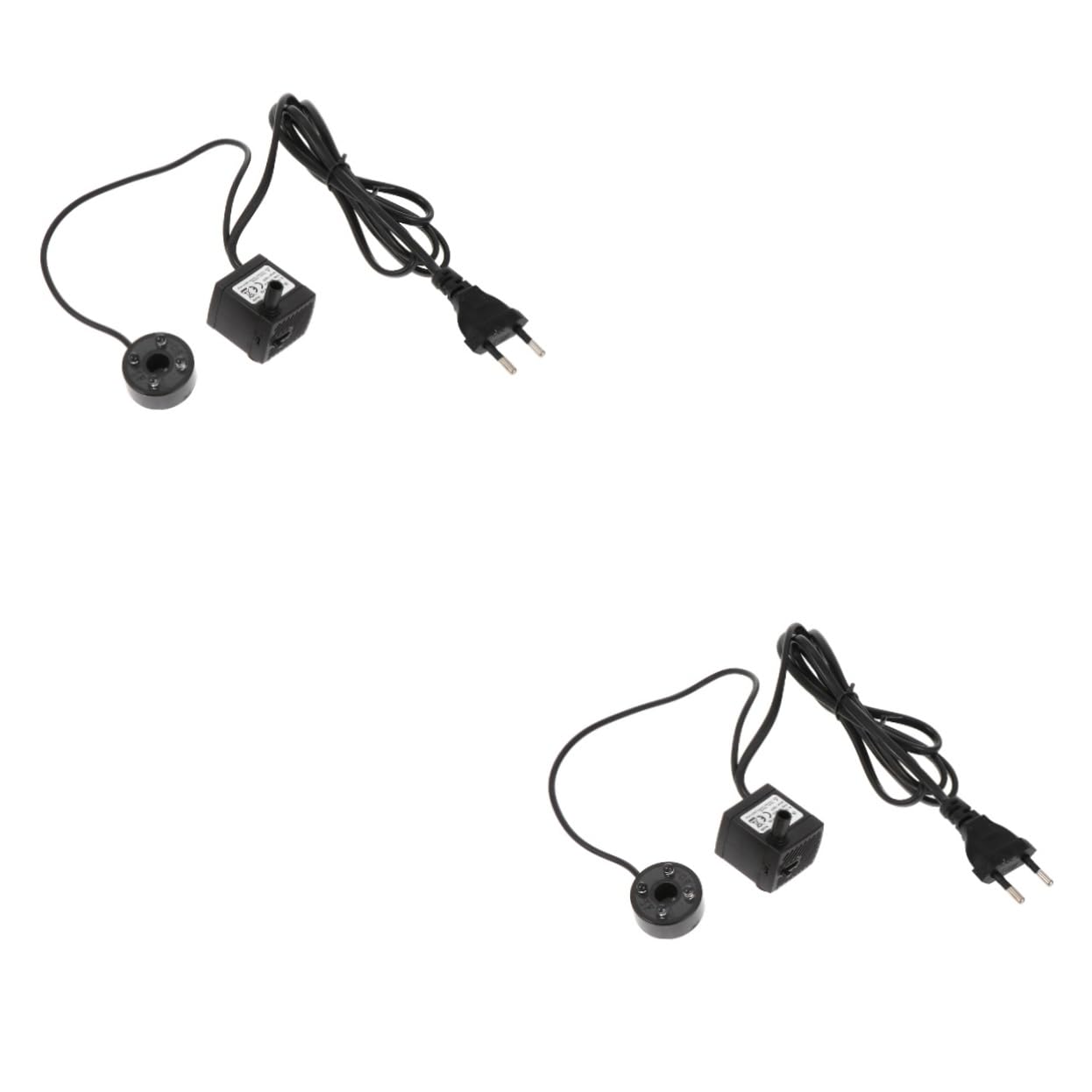 ERINGOGO 2 Pezzi Pompa Submersibile Silenziosa Regolabile e Illuminazione LED per Acquari e Fontane Decorative