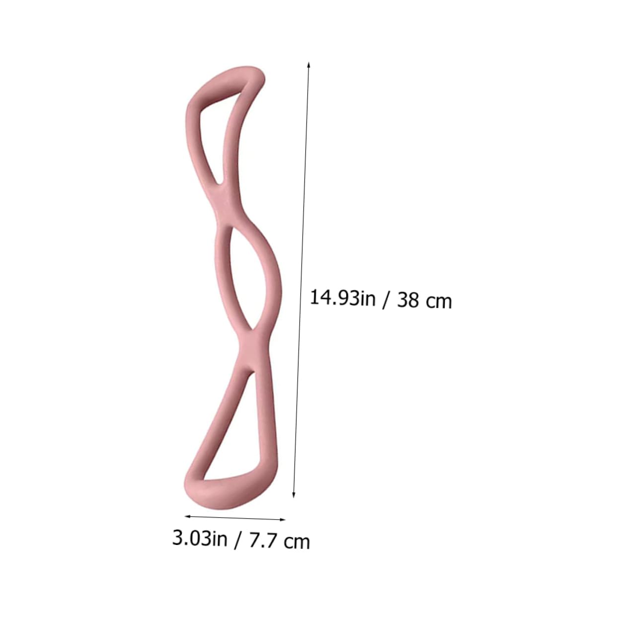 Outanaya 2Pcs Yoga Figure Stretch Bands Elastic Fitness Stick Kit for Shoulder and Neck for Pilates Home Workouts Training Lightweight and Durable