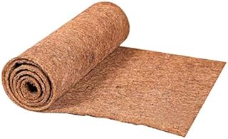 LZYANG Tapis De Cocotier Naturel Panier Suspendu Mur Creux Pot De Fleur Doublure De Cacao Tapis De Protection Des Plantes Pour Empêcher Les Reptiles De Pluie Et De Neige Tapis Antidérapant (50*200cm)