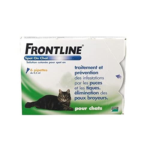 Animals Frontline - pour Chat 6 Pipettes De 0.5Ml Blister - Prix de l'Unité